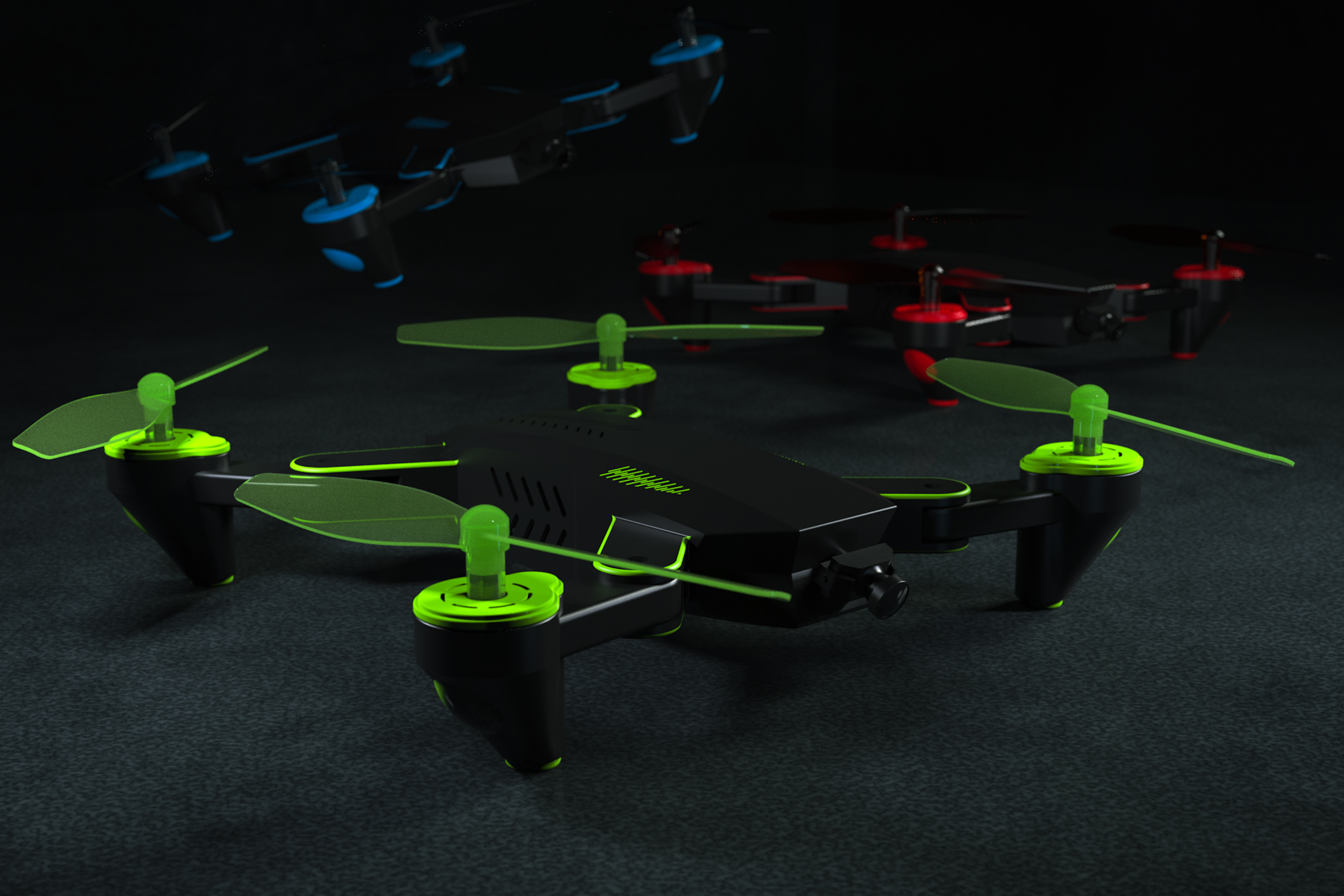 四轴四旋翼无人机造型